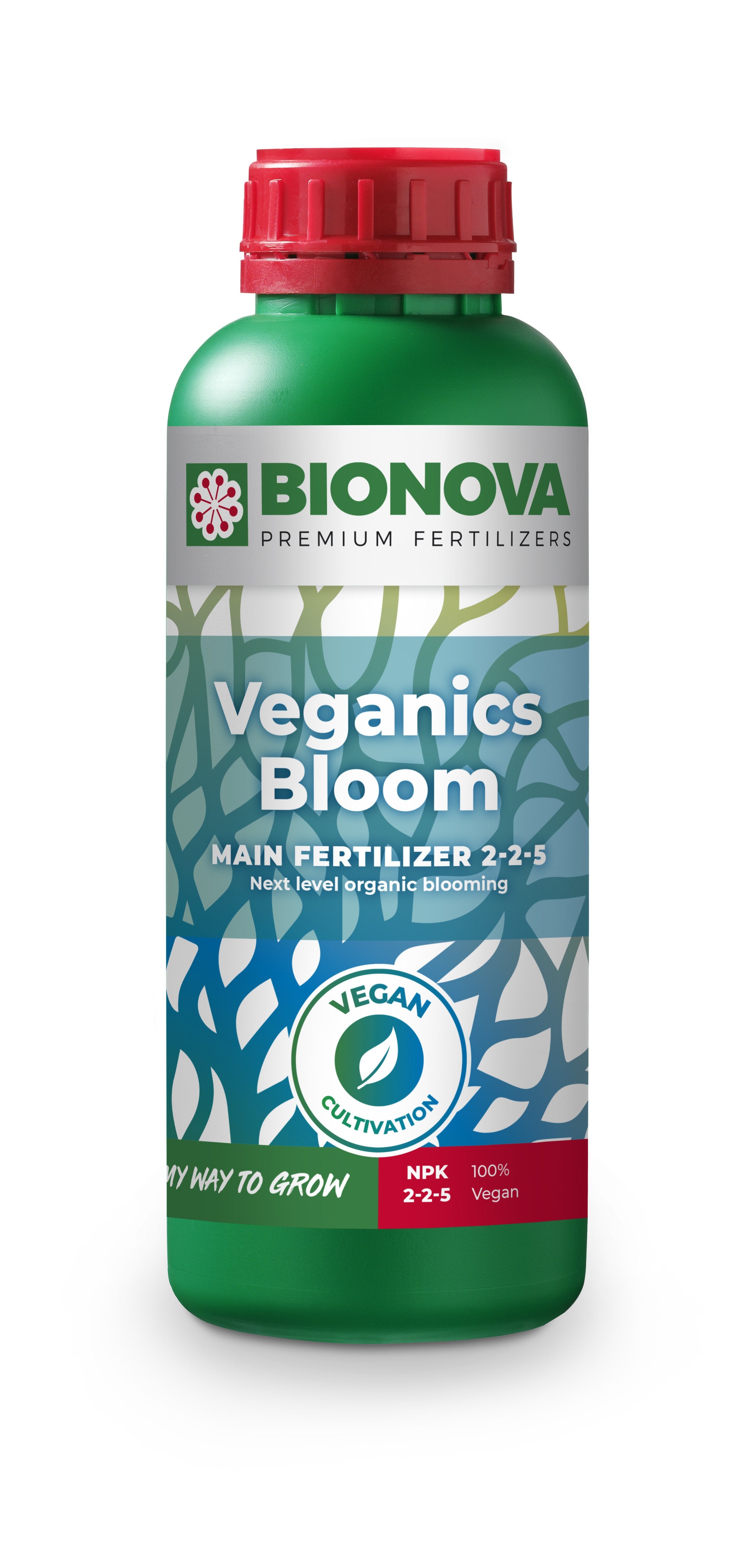 Bio Nova Veganics Bloom 2-2-5 Dünger – 1 Liter Für Blütenphase (vegan)